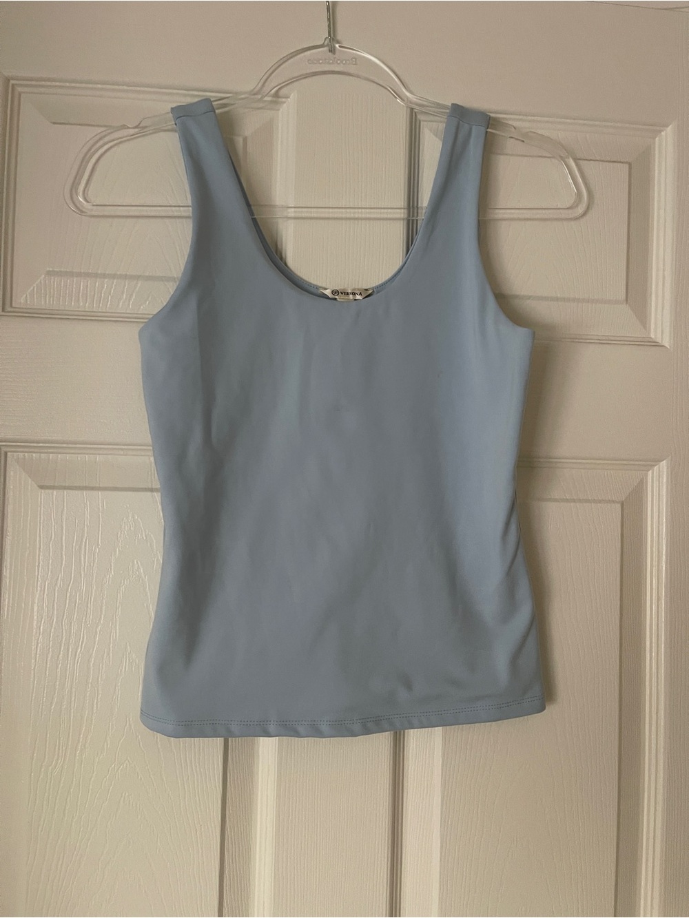 Versona Light Blue Scoop Neck Tank Top